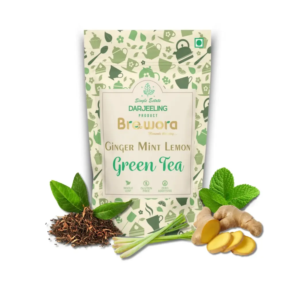 [GT104A] GINGER MINT LEMON GREEN TEA