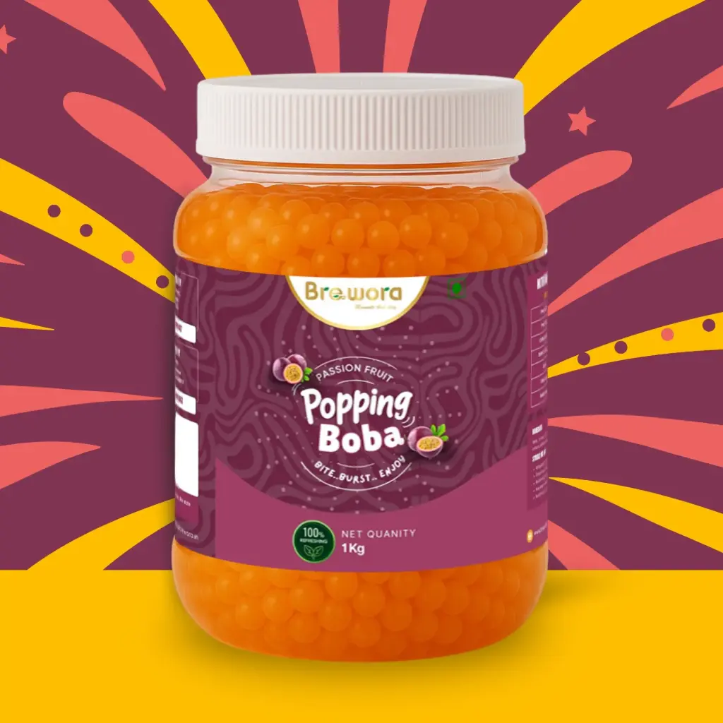 Passion Fruit Popping Boba